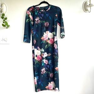 Top shop body con dress